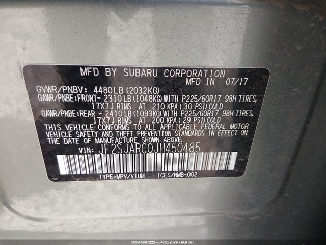 Subaru Forester 2.5i Limited