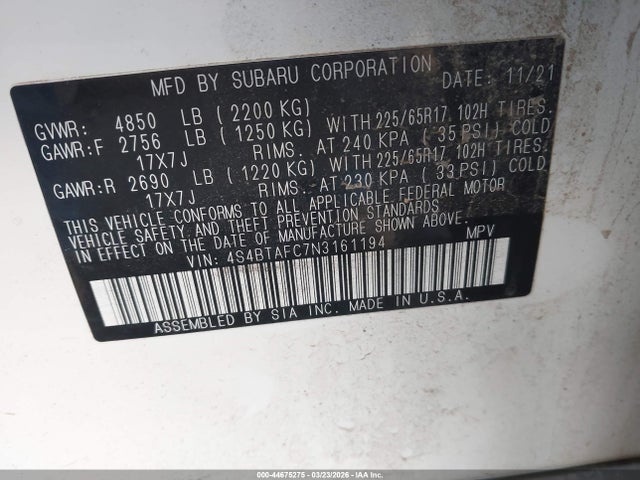 Subaru Outback Premium