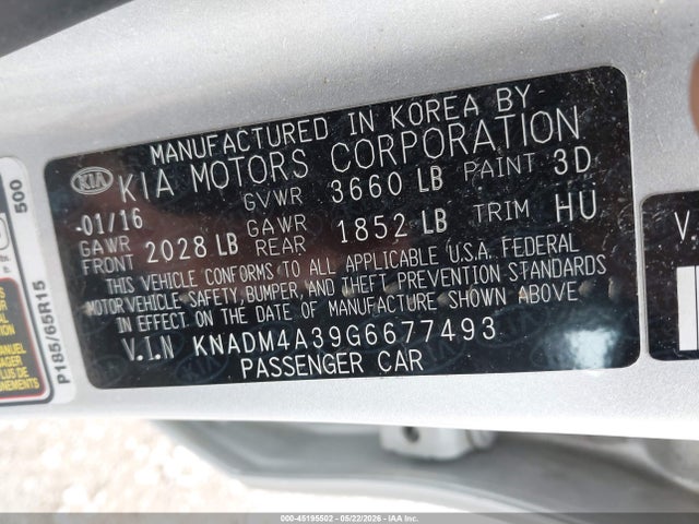 Kia Rio Lx