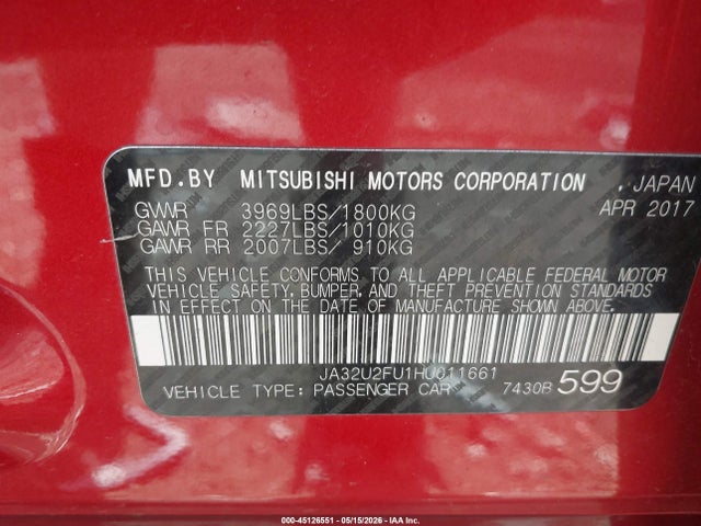 Mitsubishi Lancer Le