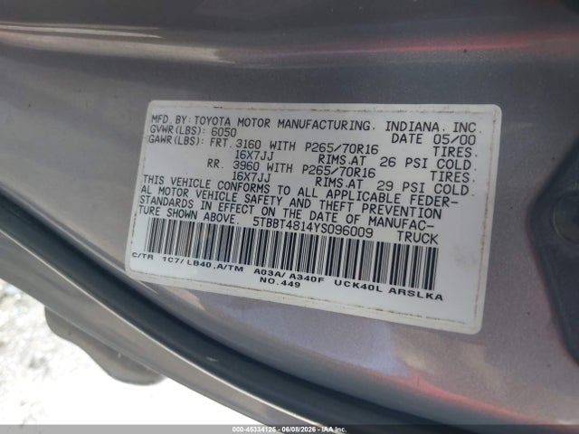 Toyota Tundra Ltd V8