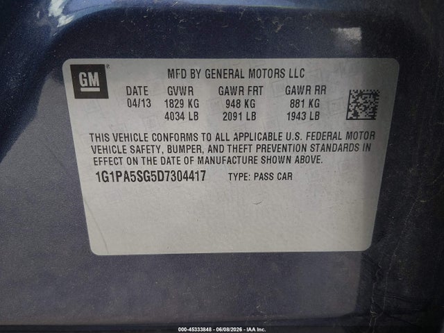 Chevrolet Cruze Ls Auto