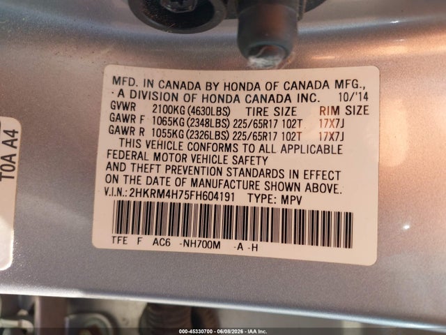 Honda CR-V Ex-l