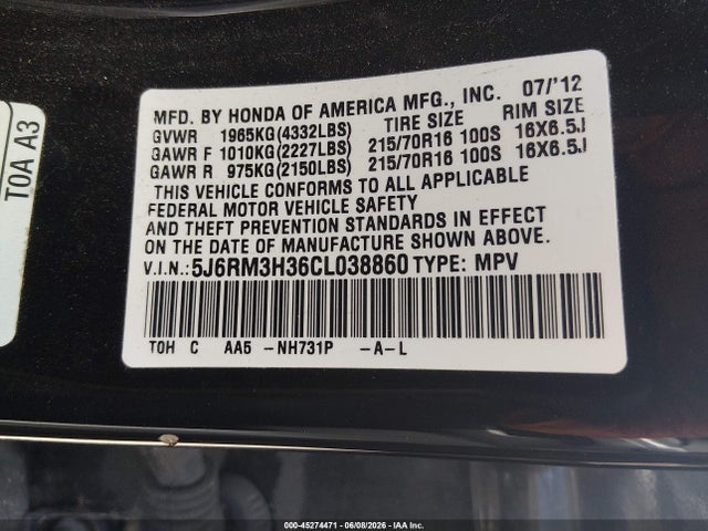 Honda CR-V Lx