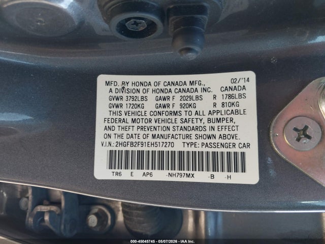 Honda Civic Ex-l