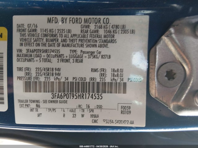 Ford Fusion Se