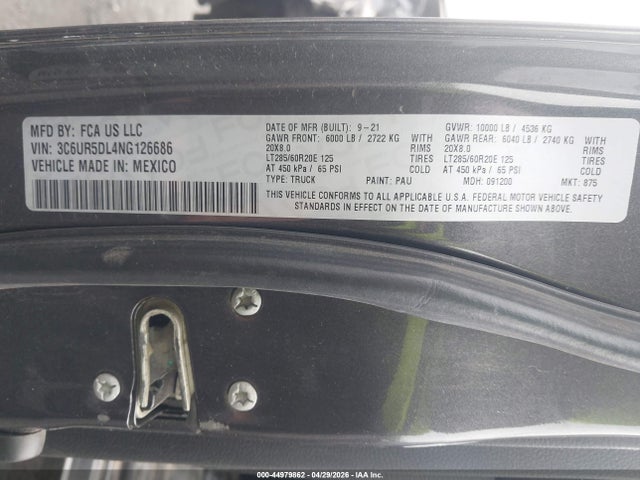 Ram 2500 Big Horn  4x4 6'4 Box