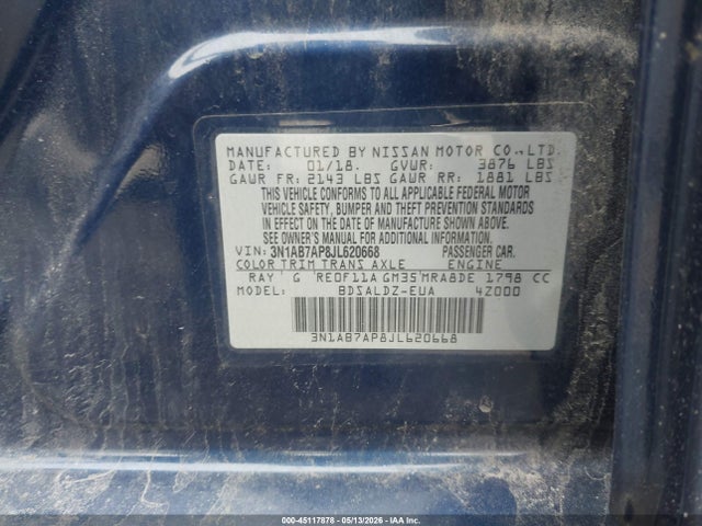 Nissan Sentra Sv