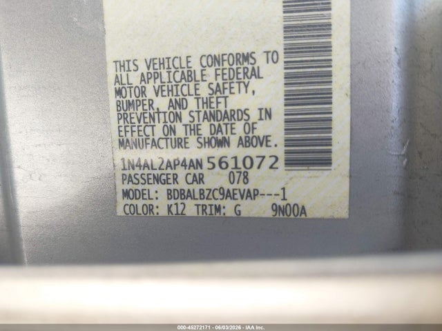 Nissan Altima 2.5 S