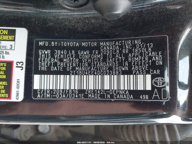 Toyota Corolla Le
