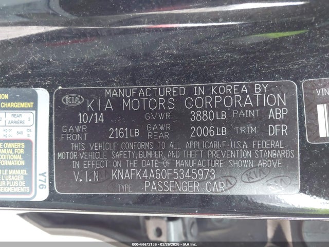 Kia Forte Lx