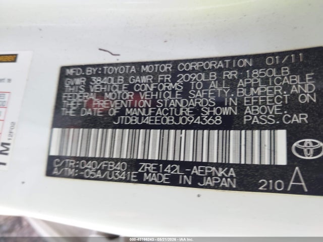 Toyota Corolla Le