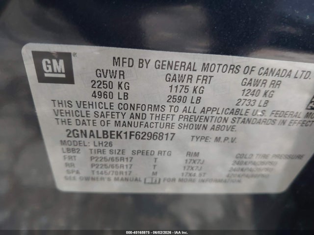 Chevrolet Equinox 1lt