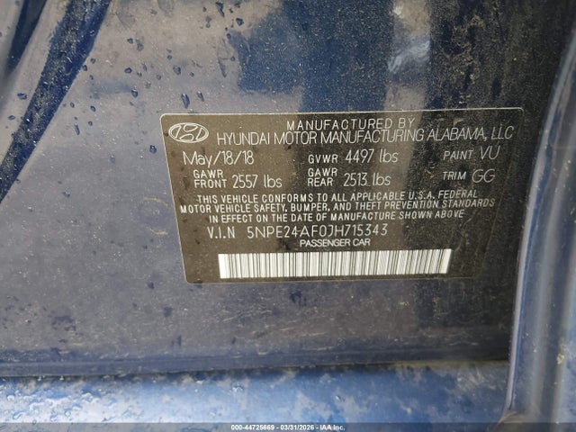 Hyundai SONATA Se