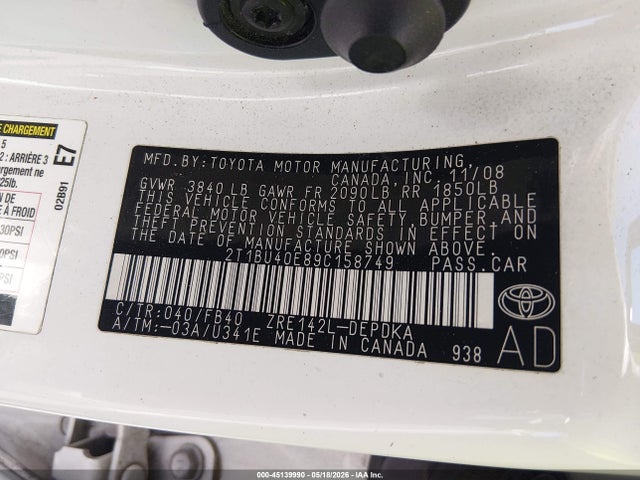 Toyota Corolla Le