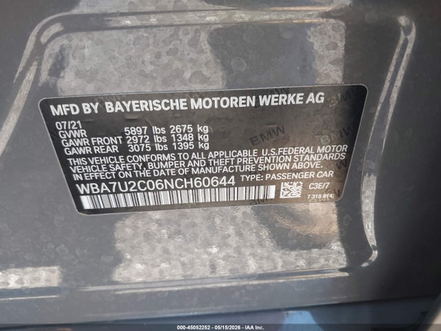 BMW 7 Series I Xdrive