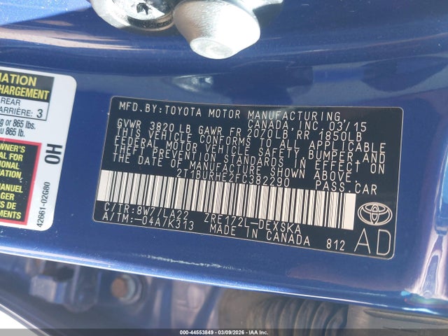 Toyota Corolla S Premium