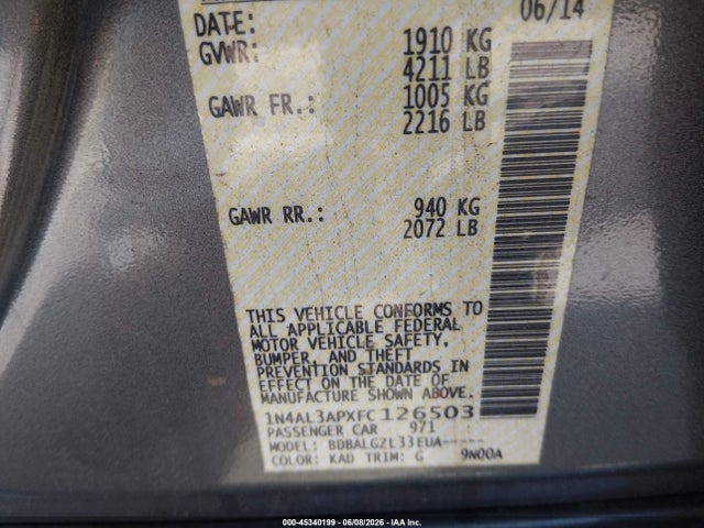 Nissan Altima 2.5 S