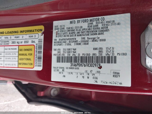 Ford Fusion Se