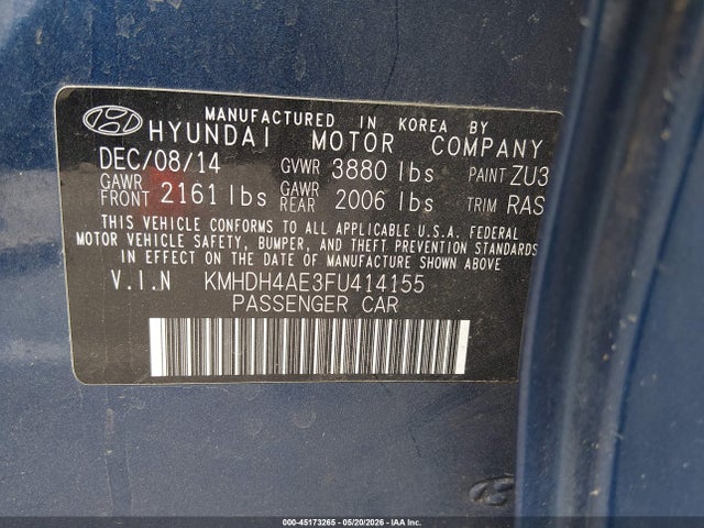 Hyundai ELANTRA Se