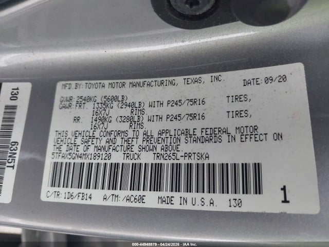 Toyota Tacoma Sr