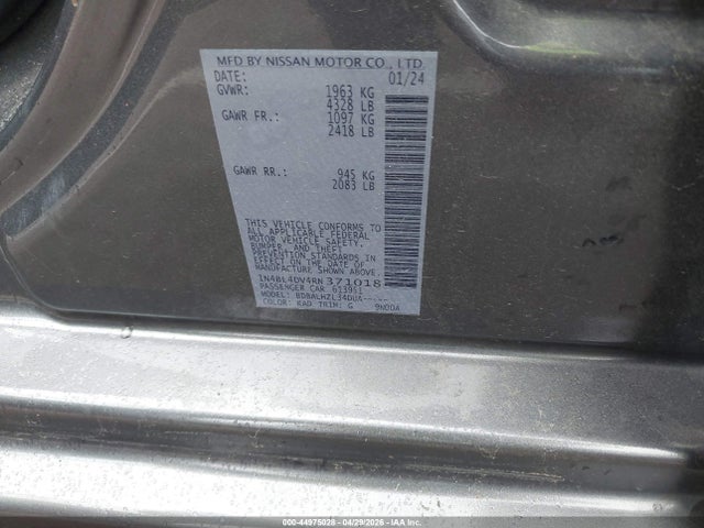 Nissan Altima Sv Fwd