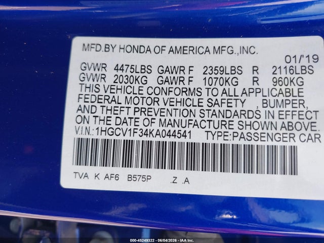 Honda Accord Sport