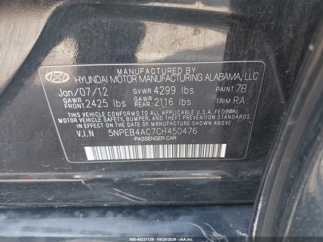 Hyundai SONATA Gls