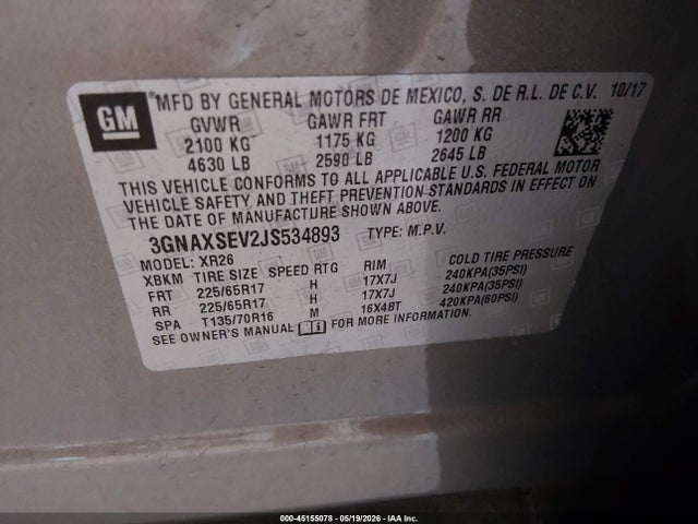Chevrolet Equinox Lt
