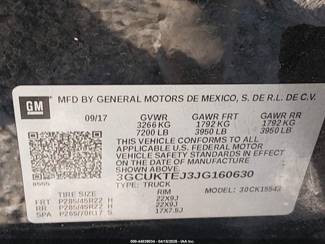 Chevrolet Silverado 1500 High Country