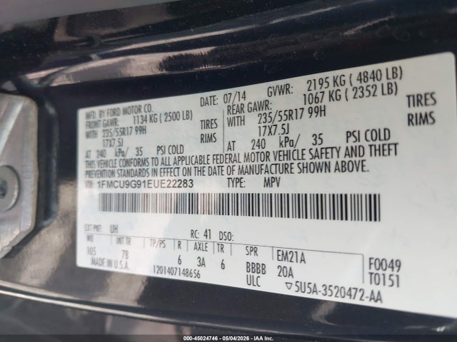 Ford Escape Se