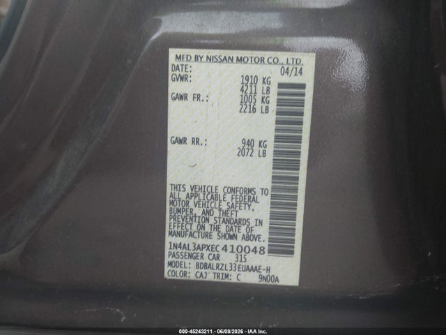 Nissan Altima 2.5 S