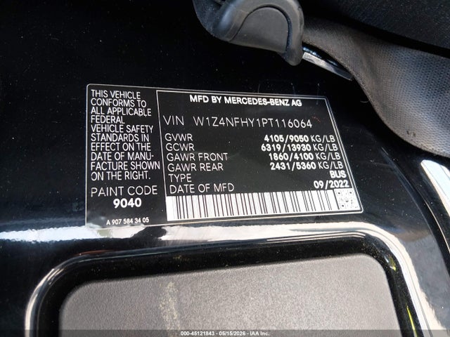 Mercedes-Benz Sprinter 2500 Standard Roof 4-cyl Diesel Ho