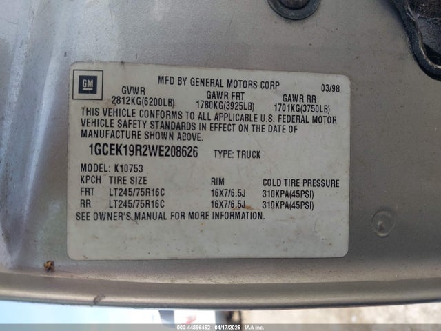 Chevrolet K1500 Fleetside