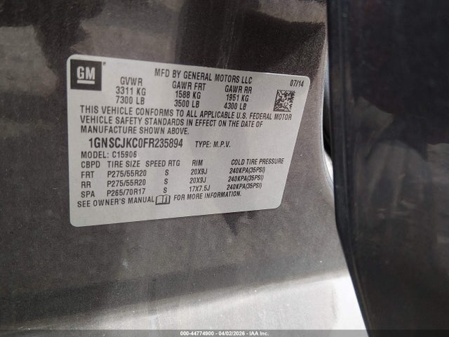 Chevrolet Suburban 1500 Lt