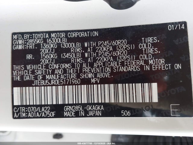 Toyota 4Runner Limited