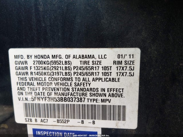 Honda Pilot Ex-l