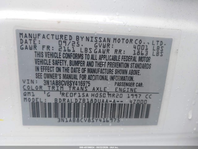 Nissan Sentra Sv