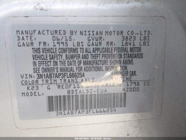 Nissan Sentra Sv