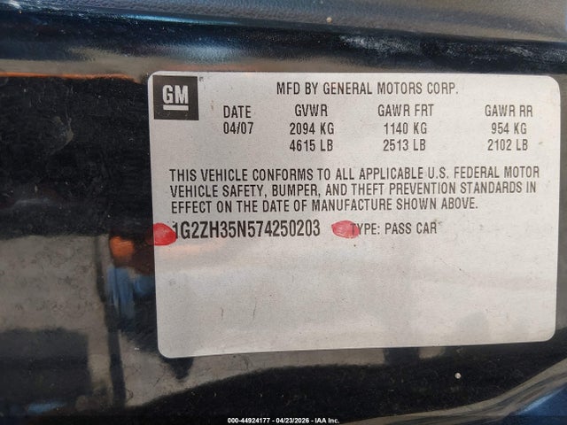Pontiac G6 Gt