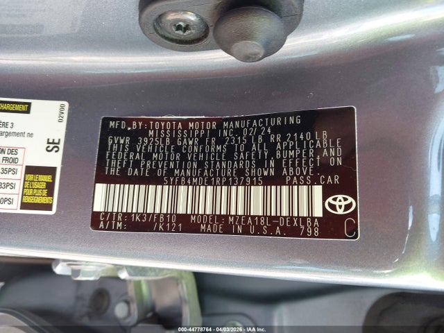 Toyota Corolla Le