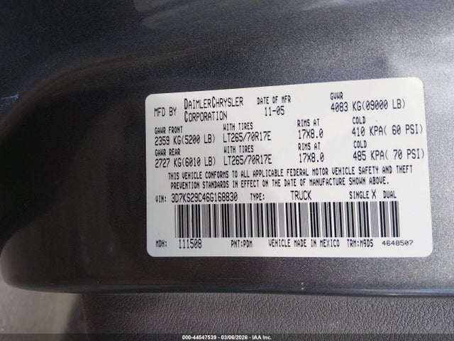 Dodge Ram 2500 Slt