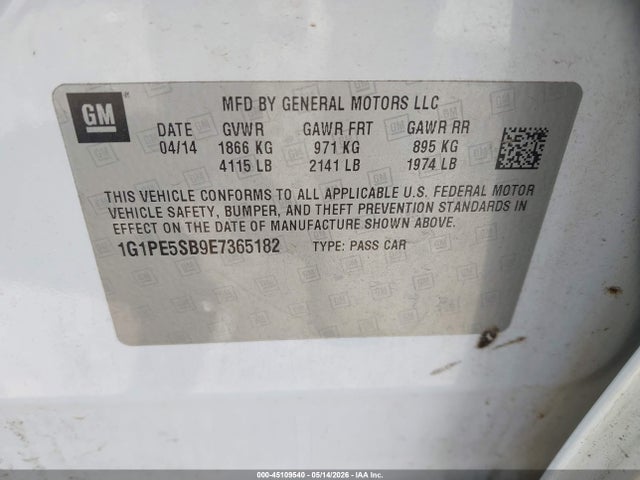 Chevrolet Cruze 2lt Auto