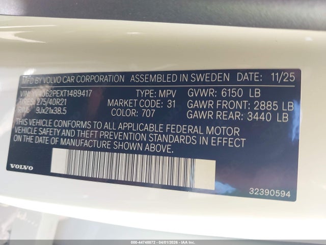 Volvo XC90 Plus, B6 Awd Gas (mild Hybrid), Gasoline, Bright,