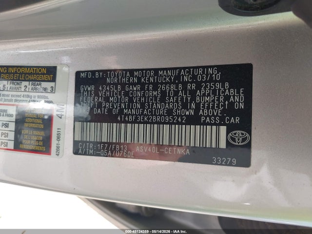 Toyota Camry Le
