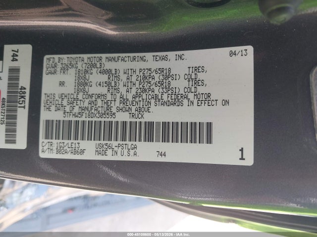 Toyota Tundra Limited 5.7l V8