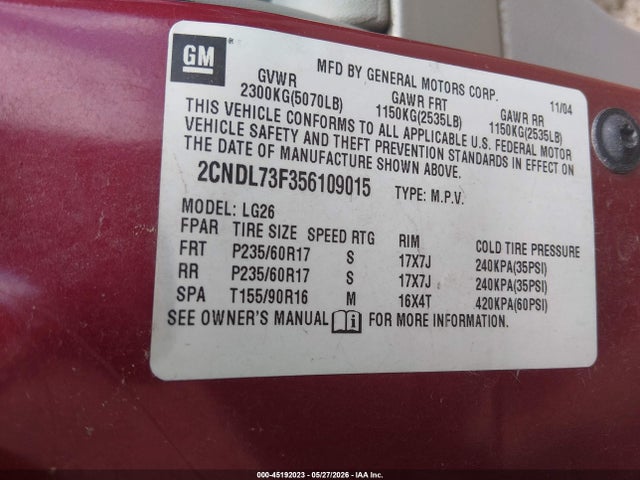 Chevrolet Equinox Lt
