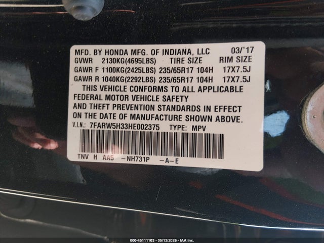 Honda CR-V Lx