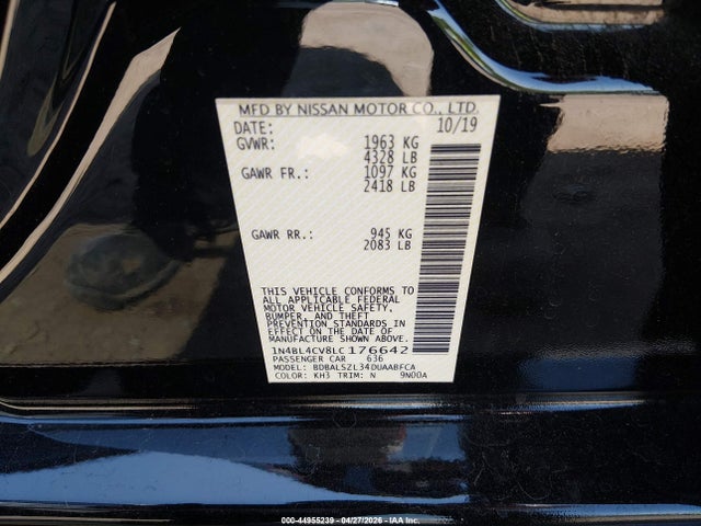 Nissan Altima Sr Fwd