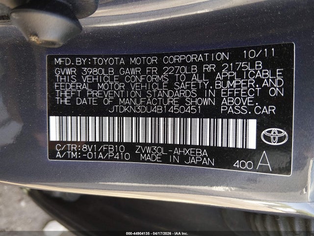 Toyota Prius Three